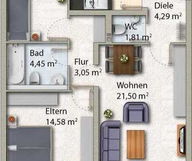 Stilvolle 3-Zimmer-Wohnung mit Loggia in Mannheim Neckarstadt-West