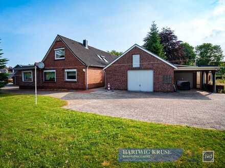 EDV-Nr.: 12290 - Doppelhaus mit Garagengebäude, Carport und Gartenhaus in 21706 Drochtersen OT