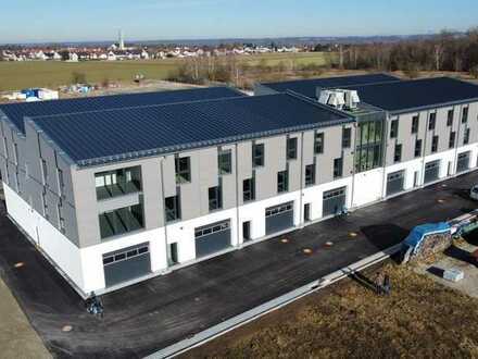 Neubau in Gablingen: 232 m² Büroflächen mit 119 m² Lager-/Werkstattflächen