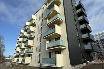 Noch zu errichtende 2-Zimmer-Wohnung mit Westbalkon und Tageslichtbad in Rostock-Lichtenhagen