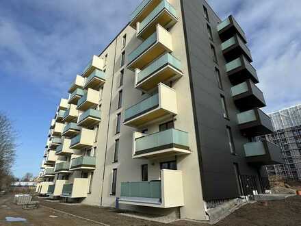 Noch zu errichtende 2-Zimmer-Wohnung mit Westbalkon und Tageslichtbad in Rostock-Lichtenhagen