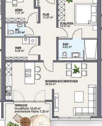 Hochwertige Ausstattung und ernergiesparende Technik - 
Neubau einer barriefreien Bungalow-Anlage