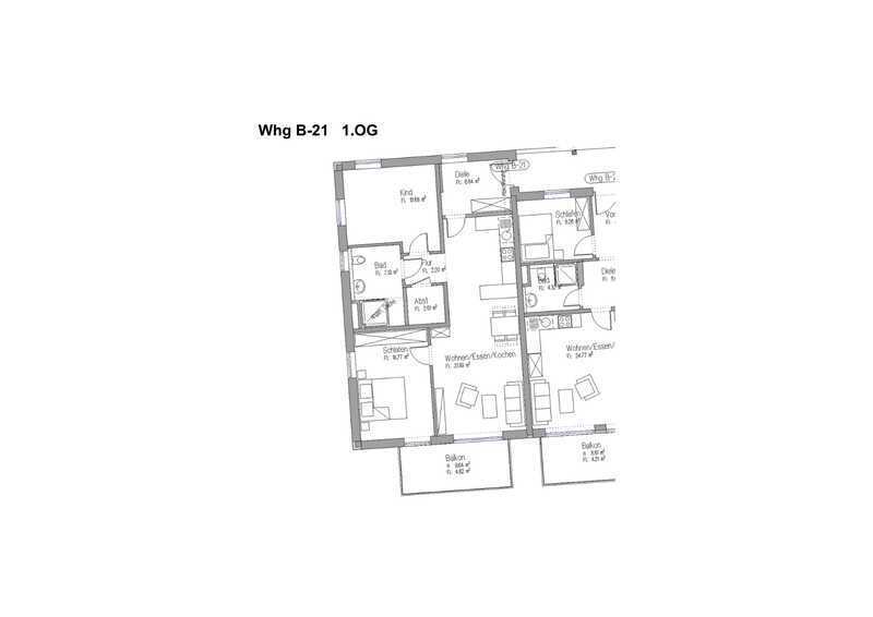                                                               3-Zimmer-Neubauwohnung mit Balkon                                                       in Eurasburg (Aichach-Friedberg)
