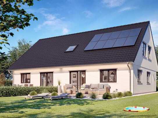 Neubau - Holzhaus im Grünen KFW 40 in Kakenstorf - 2 Stellplätze, Wallbox, PV, Wärmepumpe