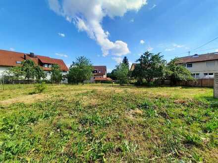 Sonniger Bauplatz in zweiter Reihe