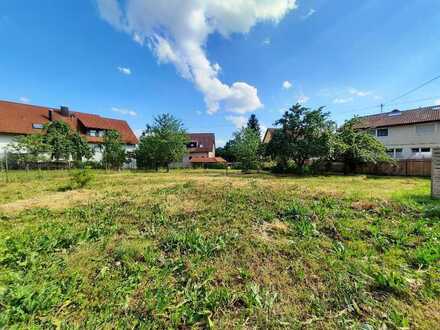 Sonniger Bauplatz in zweiter Reihe