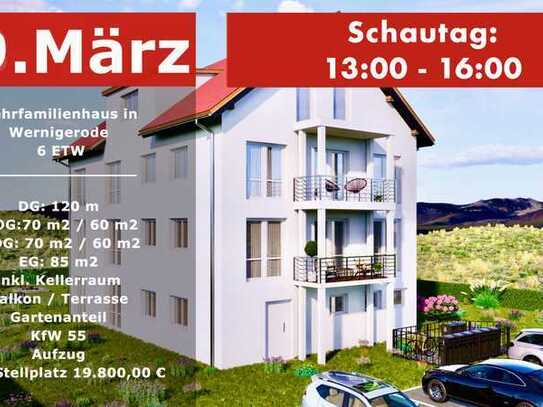 Charmante 85 m² EIGENTUMSWOHNUNG + Gartenanteil in Wernigerode/Harz