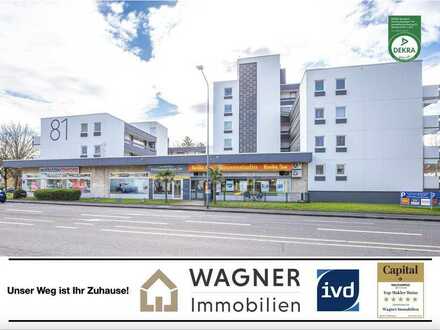 Vollvermietete Ladenflächen und 52 Stellplätze mit solider Rendite in TOP-Lage von Wiesbaden