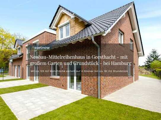 Neubau Mittelreihenhaus in Geesthacht - mit eigenem Garten und Terrasse - bei Hamburg