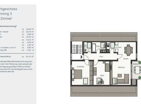 Geschmackvolle renovierte 4-Zimmer-Dachgeschosswohnung mit Balkon, EBK, neue Fenster in Stuttgart