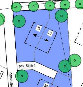 Neubaugrundstück Doppelhaushälfte Baugebiet Nördlich des Amperberg NR 37