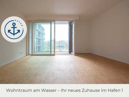 ** Hafen 1 | Lichdurchflutete 2-Zimmer-Wohnung mit Wasserblick | Loggia | Offene Küche | Aufzug **