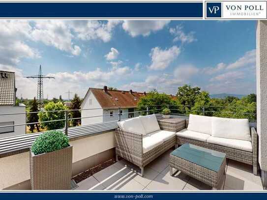 Moderne Penthouse-Wohnung mit traumhaftem Blick auf den Taunus