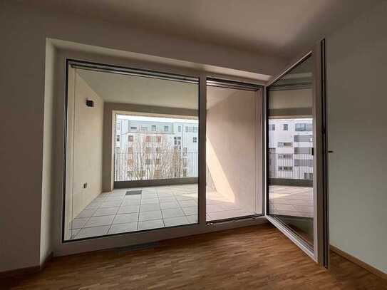 Erstbezug Neubau 3-Zimmer-Wohnung mit EBK, Balkon und Loggia im Heidelberg Bahnstadt