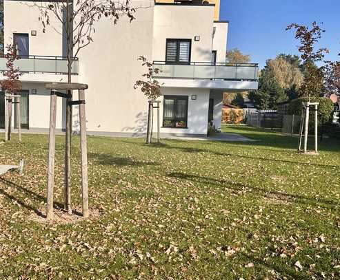 Barrierefreie 2-Zimmerwohnung mit Gartenzugang und Einbauküche in Bernau-Nibelungen