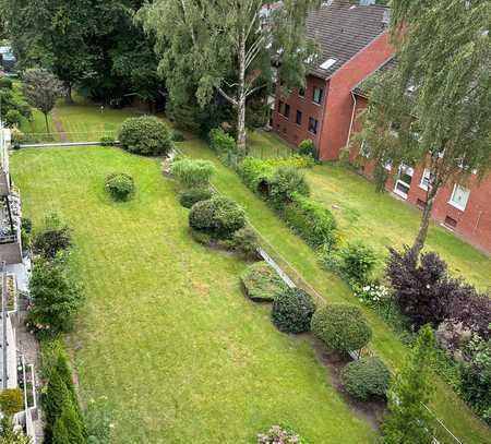 ETW TOP 2-ZIMMER ca. 62 m² mit großem Balkon und herrlichem Blick in den Garten / TG-Platz