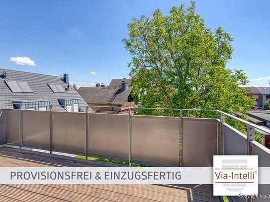 Lichtdurchflutete Architektenwohnung mit zwei sonnigen Süd-Balkonen