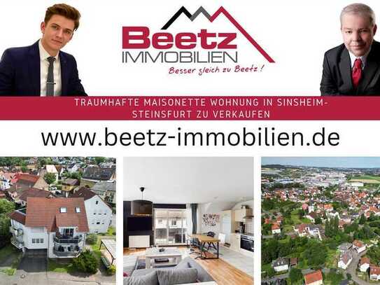 Traumhafte Maisonette Wohnung in Sinsheim-Steinsfurt zu verkaufen