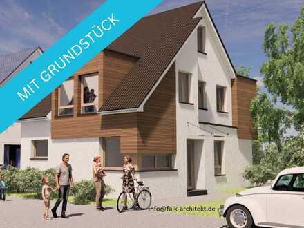 Energiesparendes, freistehendes Einfamilienhaus zum Festpreis! Inkl. Fußbodenheizung und Wärmepumpe!