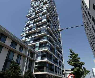 Hier erwartet Sie hohe Lebensqualität: eine 2-Zi-Luxuswohnung im Henninger Turm !