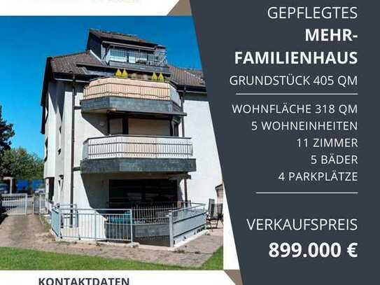 gepflegtes & vollvermietetes Mehrfamilienhaus mit 5 Wohneinheiten, 4 Stellplätze, Baujahr 1995