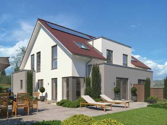 Bauen Sie Ihr schlüsselfertiges Doppelhaus in Osdorf mit Schwabenhaus