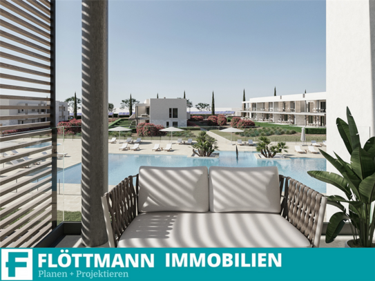 Wohnen am Es Trenc! Exklusives Appartement mit Dachterrasse und Pool!