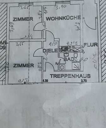 Exklusive 2-Zimmer-EG-Wohnung in der Innenstadt von Hanau