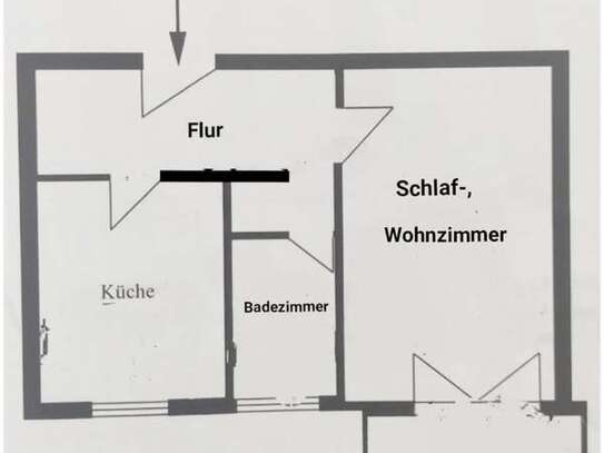 Helle, gepflegte 1-Zimmer-Wohnung mit Balkon in Sendling-Westpark, München