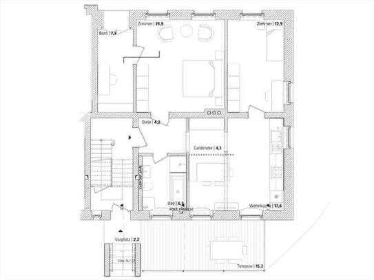 Charmante 3-Zimmer-Wohnung im Elb-Havel-Winkel (Ost)