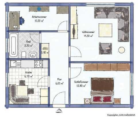 AUF CRANGE ++ Gepflegte Eigentumswohnung ++ 3 Zimmer ++ Rendite oder Eigennutz ++