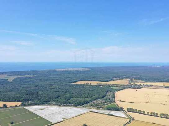 ca. 1.000 m² bis zu 3.000 m² Baugrundstück mit SW-Ausrichtung und Bach an Rostocker-Heide