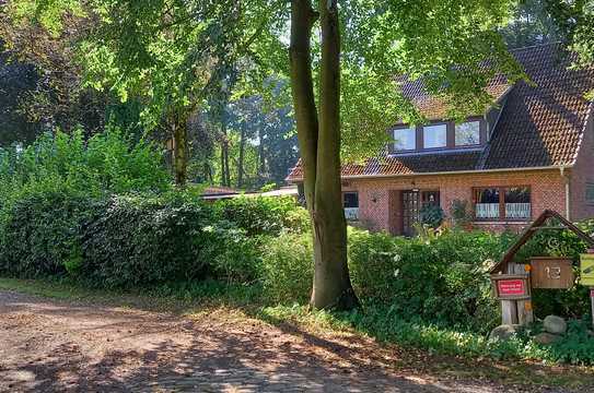 Einfamilienhaus m. Einliegerwohnung Pferdehof Teich Golfplatz Naturgarten Einzugsgebiet Worpswede