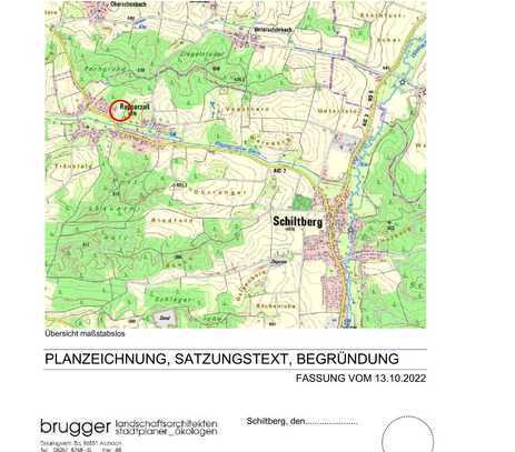 Baugrundstücke in Rapperzell; Bebauungsplan Nr. 25 "Rapperzell - Östlich der Bergstraße"