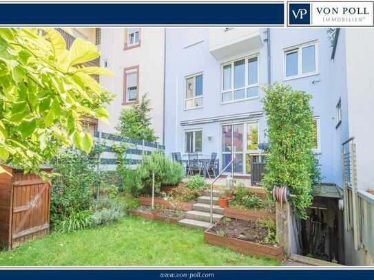 4 Zi-Maisonettewohnung in Durlach mit Garage, Terrasse und Garten