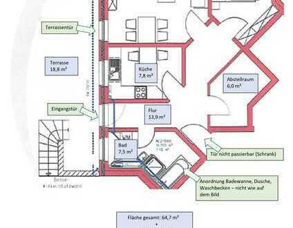 Freundliche 2-Zimmer-Wohnung mit gehobener Innenausstattung mit EBK in Rehburg-Loccum