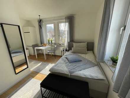 Lichtdurchflutetes, möbliertes 1-Zimmer Apartment nahe Böhringer