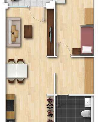 Neubauprojekt in Süßen! Die perfekte Single-Wohnung, 2 Zimmer, Ankleide, Balkon, 2. OG. Mit Aufzug !