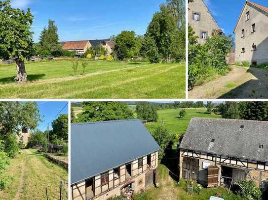 4-Seiten-Fachwerkhof, Kulturdenkmal, sanierungsbedürftig, ca. 1.739 m² BGF