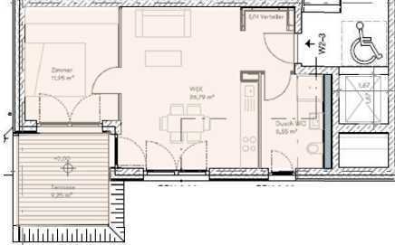 Exklusive 2-Raum-Wohnung, gehobene Innenausstattung, Balkon, EBK, Erstbezug in Reutlingen