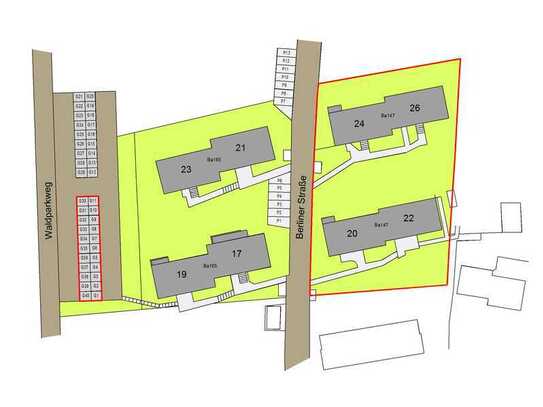 Garagenplatz im Waldparkweg - Nr. 38