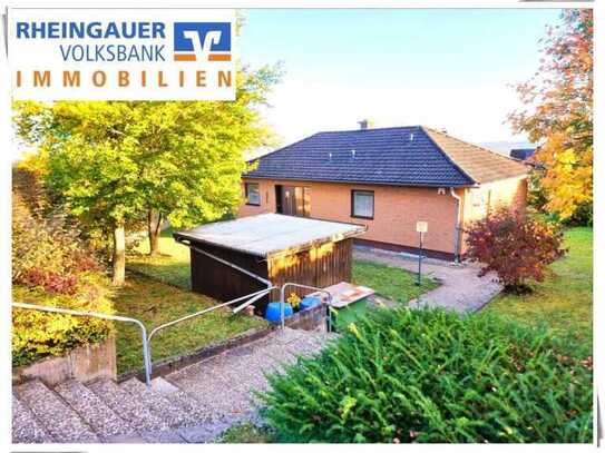 ** Johannisberg: Bungalow mit 1.151 m² Grundstück direkt an den Weinbergen **