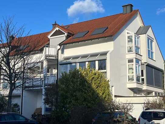 Exklusive Maisonettenwohnung in ruhiger Lage mit Balkon und Weitblick in Spessart