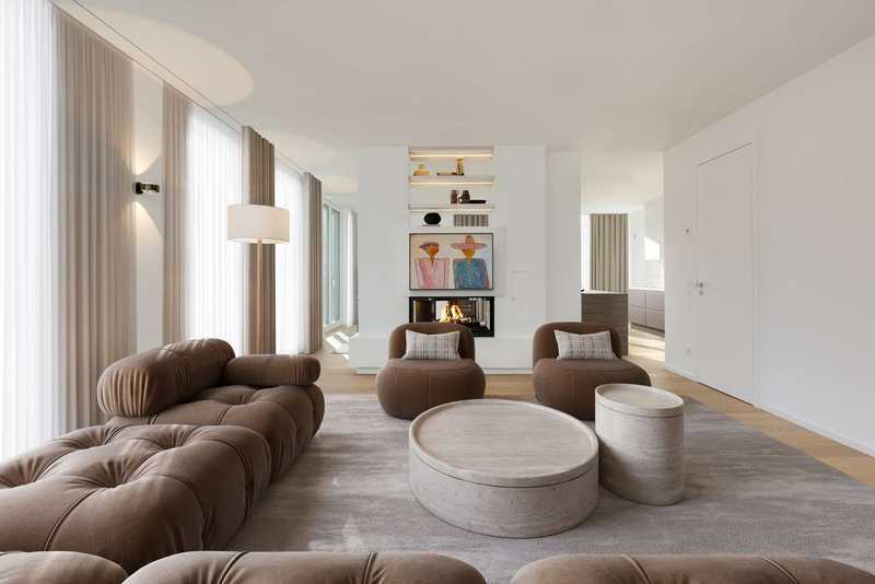 Ruhe über der Maxvorstadt: 174 m² Neubau mit Lift in die Wohnung und 2 Dachterrassen