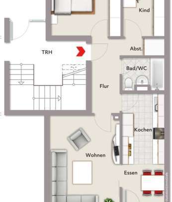 3-Zimmer-Wohnung in Zentrale Lage Griesheim mit Parkplatz