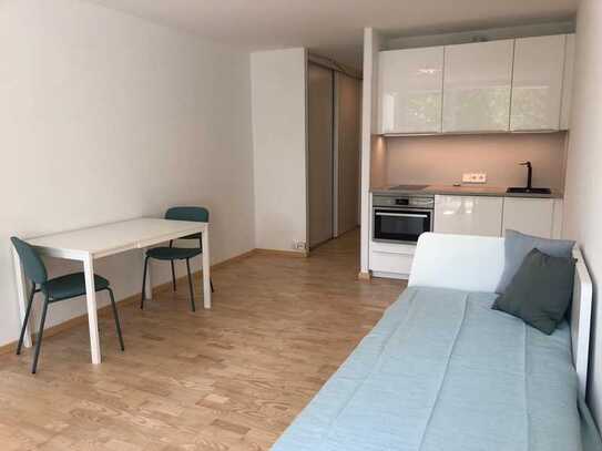 Ruhige Möblierte 1 Zimmer Wohnung mit Balkon und EBK 6-12 Monaten