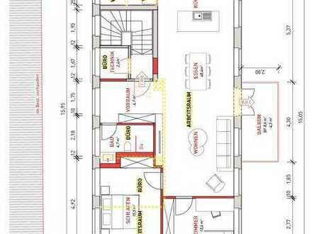 freistehendes Hinterhaus mit Ausbaumöglichkeit für 2 Loft-Etagen