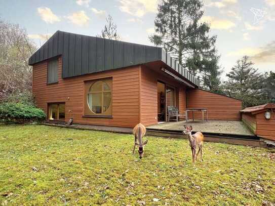 ABSOLUTE ALLEINLAGE IM GRÜNEN 🌳 Charmantes Einfamilienhaus mit Kamin, Garten & unverbaubarem Blick!