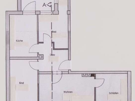 Schöne Wohnung mit kleiner Terasse