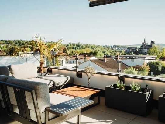 Penthouse-Wohnung am Rosenhang mit Domblick & Wellnessbereich - auf Wunsch möbliert